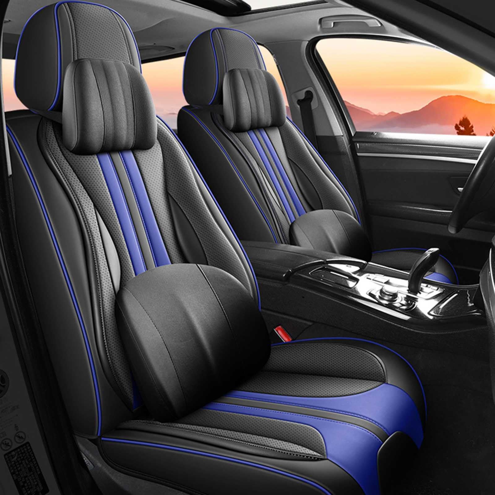 スバル XV GT系 2017年5月~ 5席 車 シートカバー ナッパレザー スペーシ 汎用 四季対応 防水 通気性 カーシートカバー 滑り止め 運転席 助手席 後部座席 車 座布団 便利グッズ
