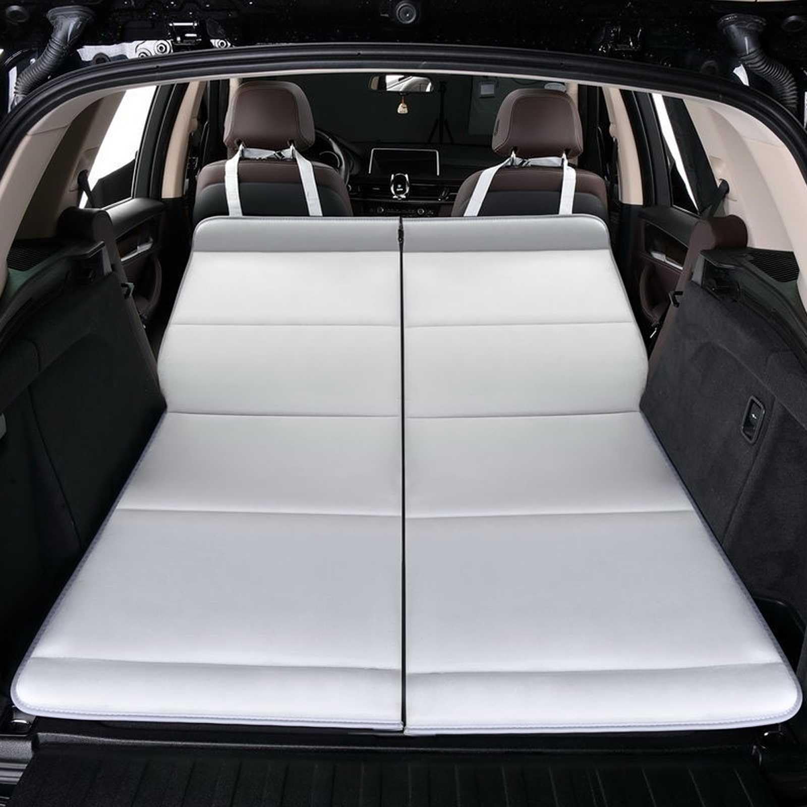 新型 車中泊 マット【シエンタ170系に適用 車内ベッド アウトドア キャンプ マット 後部座席 折りたたみ式 後部座席エクステンダー 車載 ベッドキット カー用品 コンパクト収納 グレー
