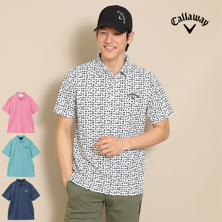 ★日本未発売★USキャロウェイ 新品 オデッセイ ポロシャツ Lサイズ 送料185円 キャロウェイ×オデッセイ Wネーム半袖ポロシャツ US正規品