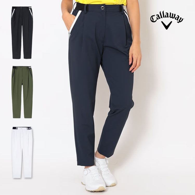 【FG】 2026年 春 夏 新作 Callaway GOLF キャロウェイ ゴルフウェア C26126205 8WAY ストレッチ ワンタック パンツ（レディース）