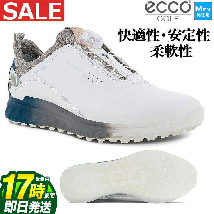 最安 Fg Ecco エコー ゴルフシューズ S Three Boa エス スリー ボア スパイクレス メンズ 50 Off Www Escuelavinculo Cl