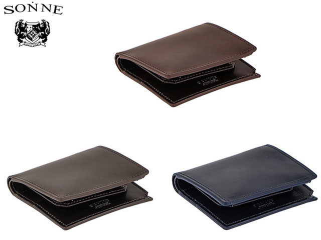 全商品オープニング価格特別価格 正規品メンズレディースポイント10倍通勤通学記念日冠婚葬祭ホワイトデーsonne ゾンネ ミュージアムカーフメンズ本革レザースマート二つ折り財布