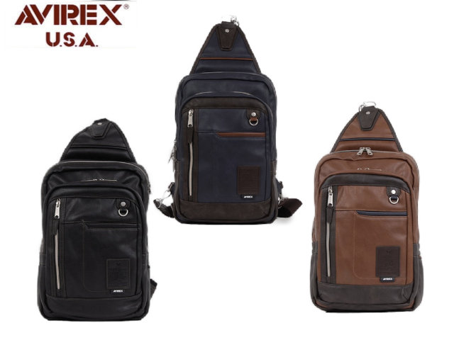 ラッピング無料 正規品 新生活 ギフト メンズ レディース ギフト アヴィレックス AVIREX アヴィレックス AVIREX 2Way ボディバッグ AX5008 rowa12