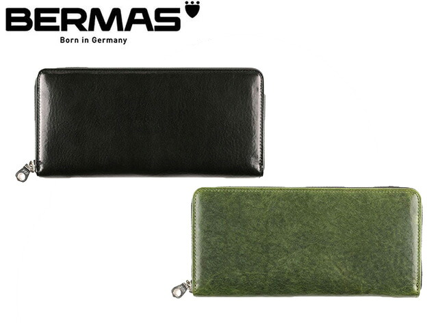 お得クーポン有り ラッピング無料 正規品 新生活 ギフト ギフト ノベルティ付 BERMAS バーマス BERMAS バーマス FURTH ラウンドファスナー長財布 60704 kinu35