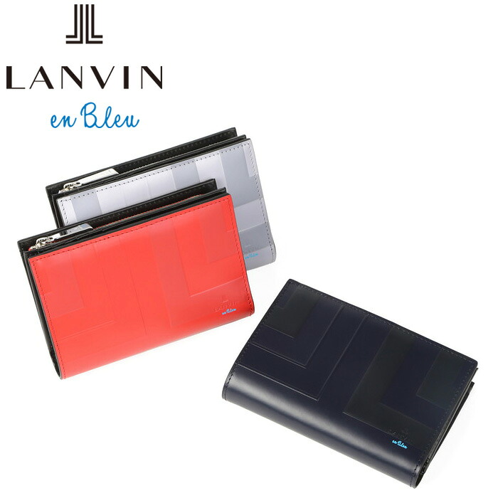 正規品 ポイント10倍 ギフト LANVIN en Bleu 527623 ランバンオンブルー リスター セミ長財布 カード段10 ikt02｜ファッションＧ