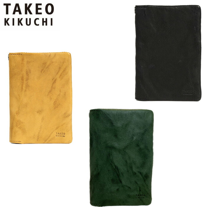 排他的権利もれなく差し上げ物 定め事品 父の日 差し上げ物 ノベルティ付 TAKEO KIKUCHI タケオキクチ タケオ キクチ 牡蛎 二つ折り金入れ 歌留多段10 720625 ikt02