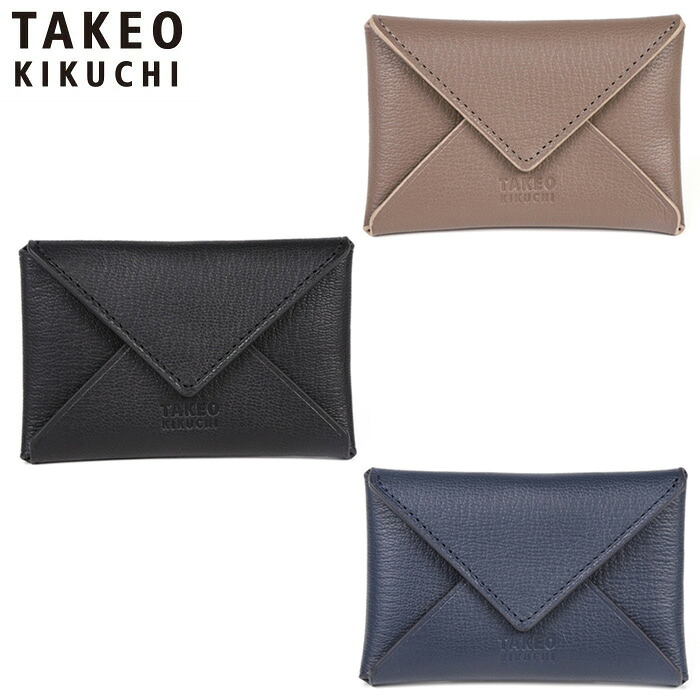 特典もれなくプレゼント 正規品 新生活 ギフト ノベルティ付 TAKEO KIKUCHI タケオキクチ タケオ キクチ クラーク カードケース兼用 小銭入れ 744611 ikt02