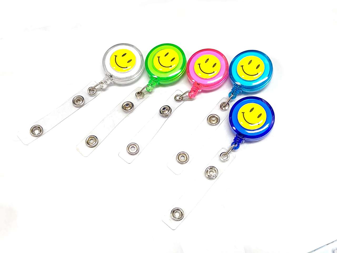 5色セット キーホルダー ミニキーバック クリップ固定 キーリール ☆正規品新品未使用品 カラフル 定期 55-60cm 吊り下げ名札 年間ランキング6年連続受賞
