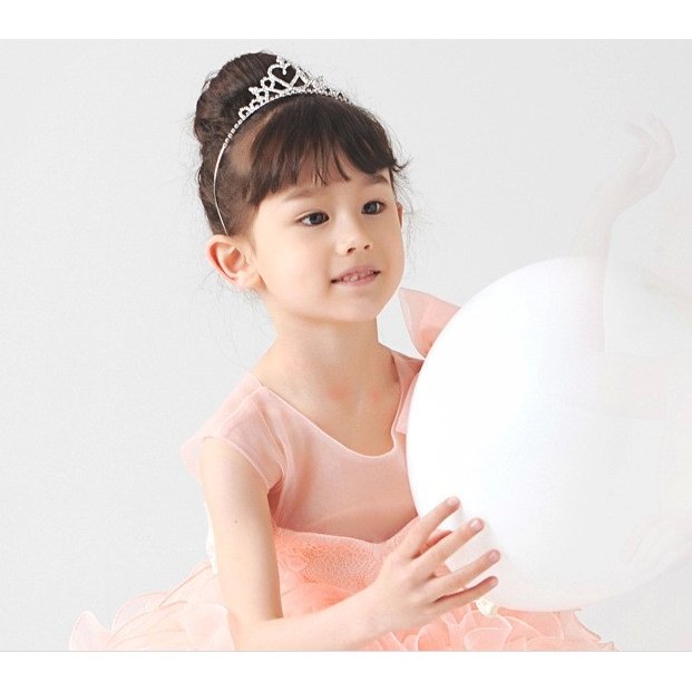 輸入 子供用 カチューシャ プリンセス ティアラ ハート キラキラ 髪飾り 結婚式 発表会 舞台 ヘアアクセ アクセサリー 定形外郵便 送料無料  代引不可
