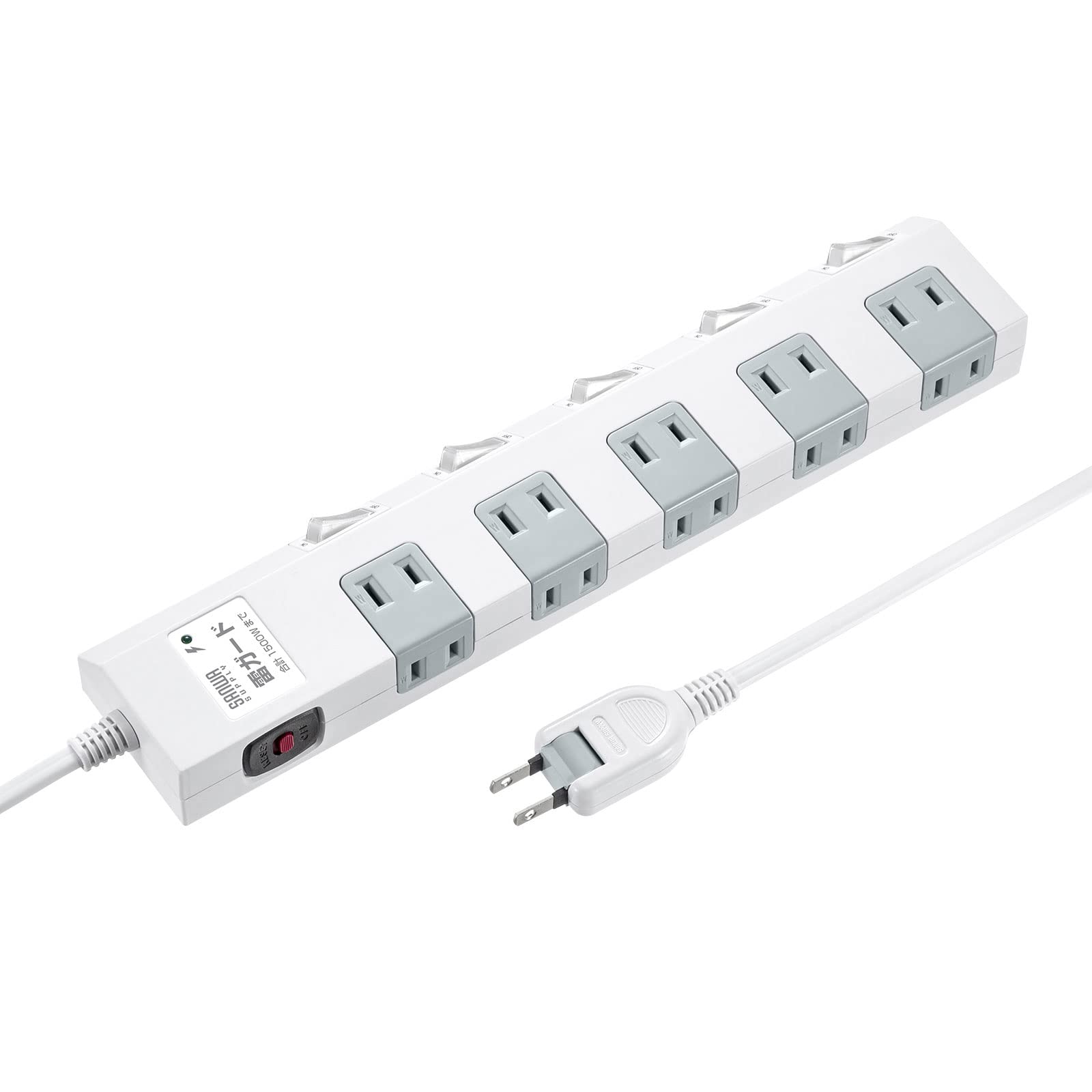 【未開封】雷ガードタップ 2P 6個口 1m 10点セット サンワプライ Amazon.co.jp: サンワサプライ(Sanwa Supply) 電源タップ 10個口