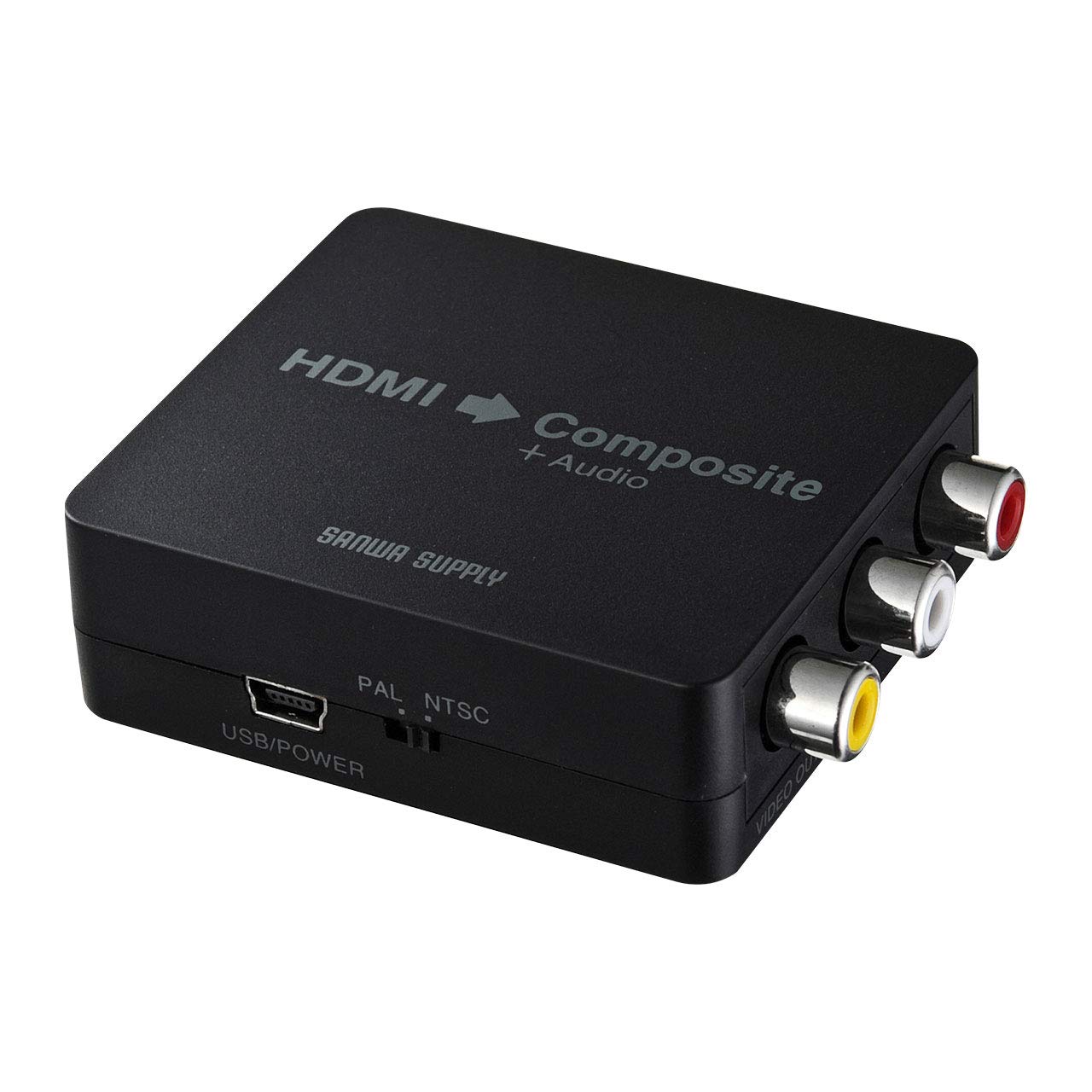 サンワサプライ HDMI交通信号コンポジット取り替えっこ変換器 VGA-CVHD3