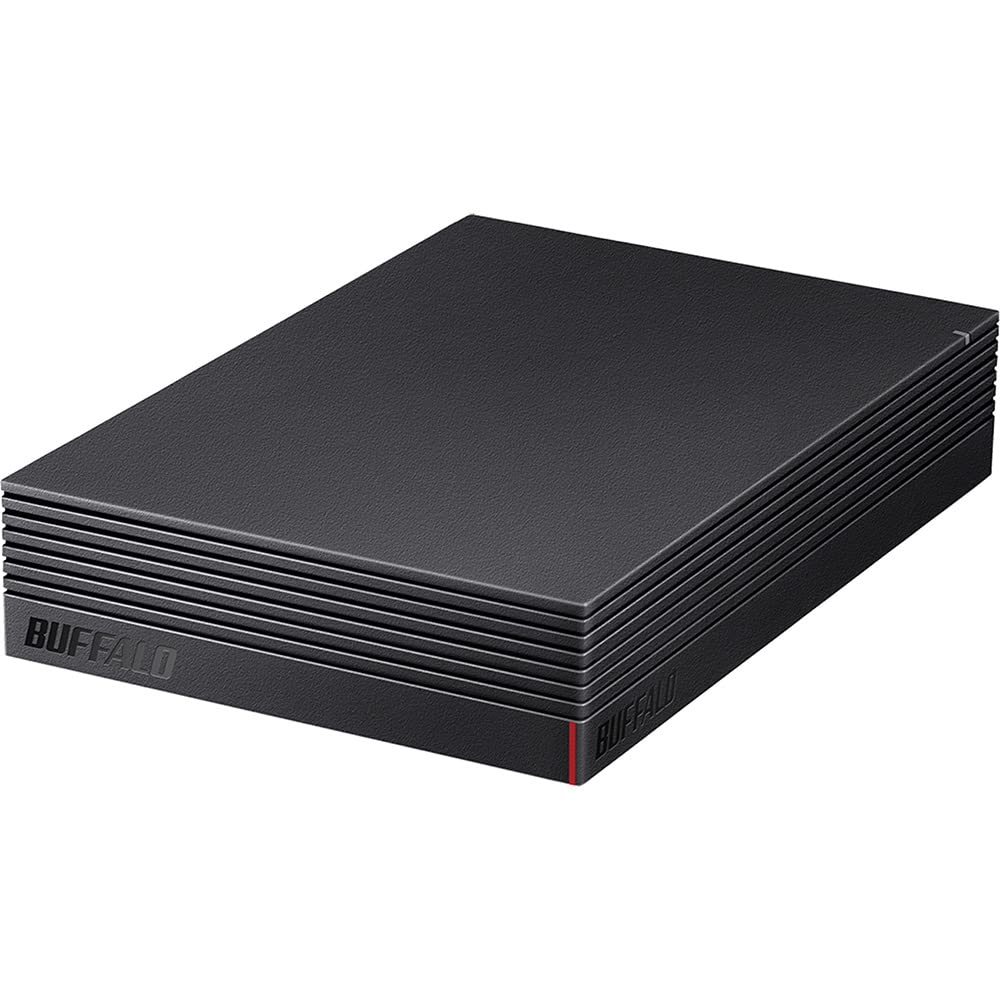バッファロー CMR HDD採用 外付けハードディスク 2TB テレビ録画/PC/PS4/4K対応 バッファロー製nasne・・対応 静音コンパクト 日本製 故障予測 みまもり合図 HD-ACD2U3