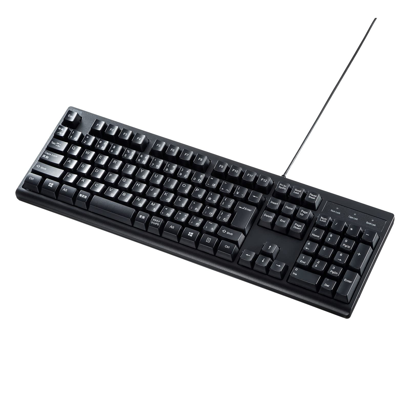 サンワサプライ 日本語109キーボード(ブラック) SKB-109PBK