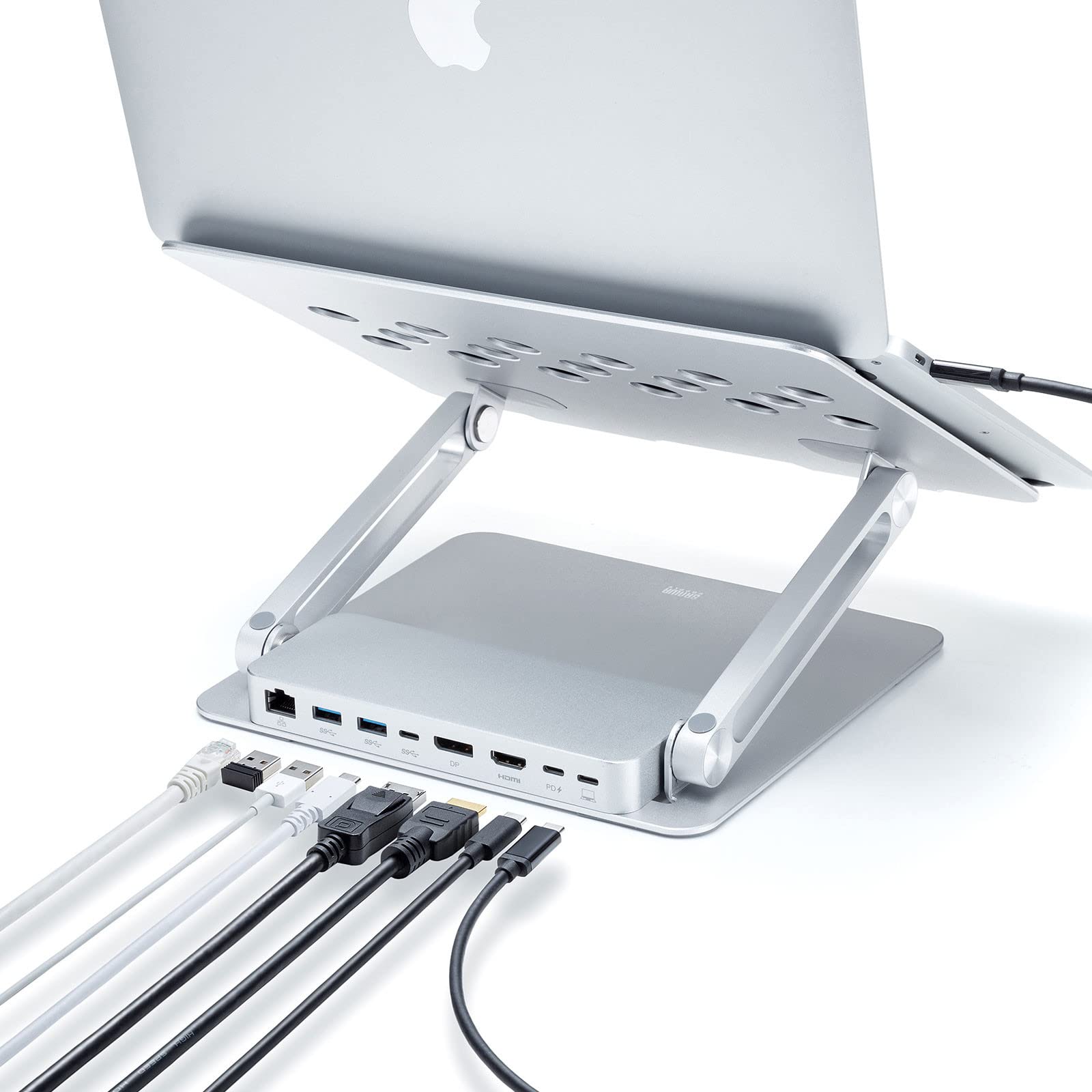 サンワサプライ USB Type-C縛ステイション(照明ランプ付き添い人) HDMI/DisplayPort最終生産物相応う USB-CVDK9STN
