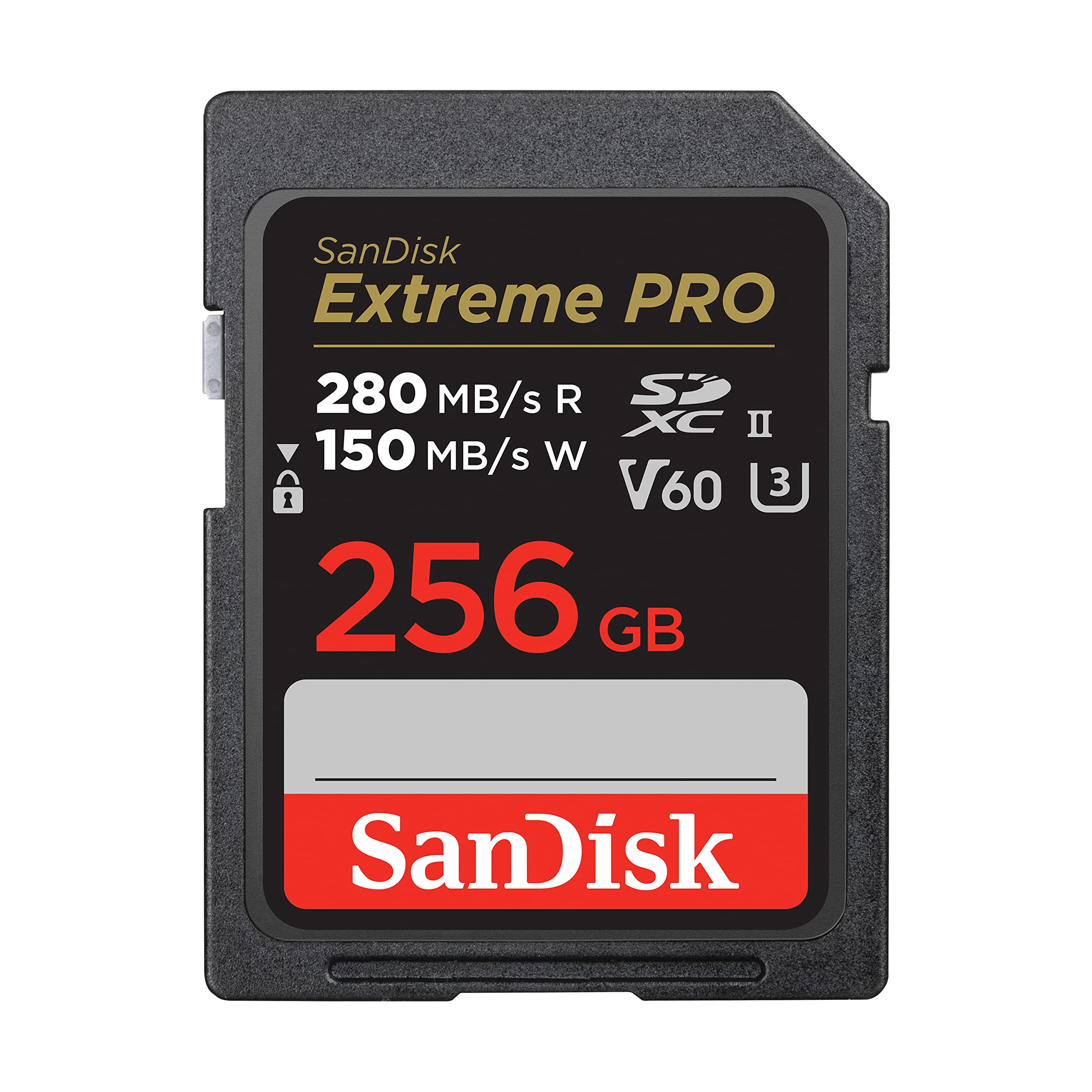 SanDisk (サンディスク) 256GB Extreme PRO SDXC UHS-II 記憶装置歌留多 - C10 U3 V60 6K 4K UHD SD歌留多 - SDSDXEP-256G-GN4IN
