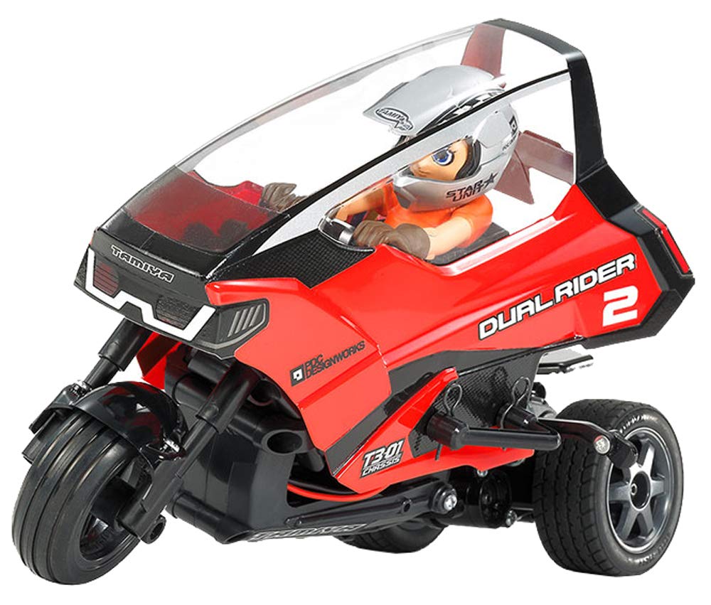 タミヤ 1/8 電動RCカー スターユニットトリプルボーイシリーズ No.07 デュアルライダー 組立キット (T3-01シャーシ) オンロード 57407