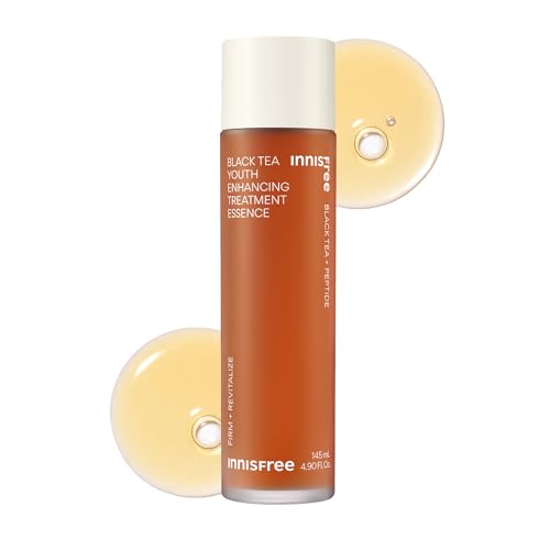 イニスフリー(innisfree) ブラックティー ユース トリートメントエッセンス 145ml - 正規品 保湿 しっとり 弾力 紅茶 乾燥肌 韓国コスメ 導入美容液