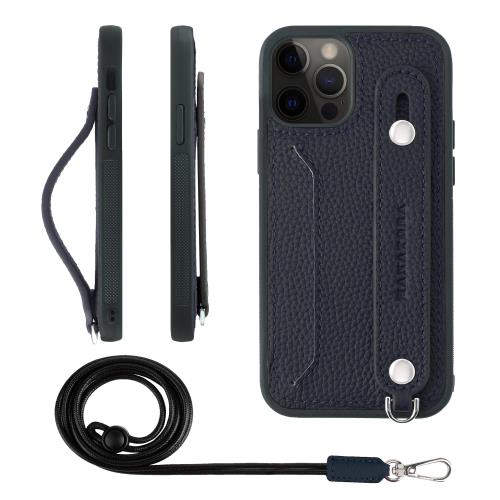 HANATORA iPhone12 12Pro 容れもの 本革 耐衝撃 うしろ側三尺帯 ストラップリング スマホケース スマホ 照明ランプ役立つこと ネックストラップ 付き添い人 歌留多隠し シュリンクレザー 差し上げ物 米国海軍 CGHGZ-12Pro-Navy