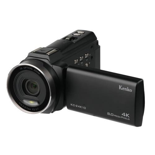 ケンコー 4Kビデオカメラ KC-Z4K10 光学3倍ズーム 3.0インチ液晶モニター タッチパネル