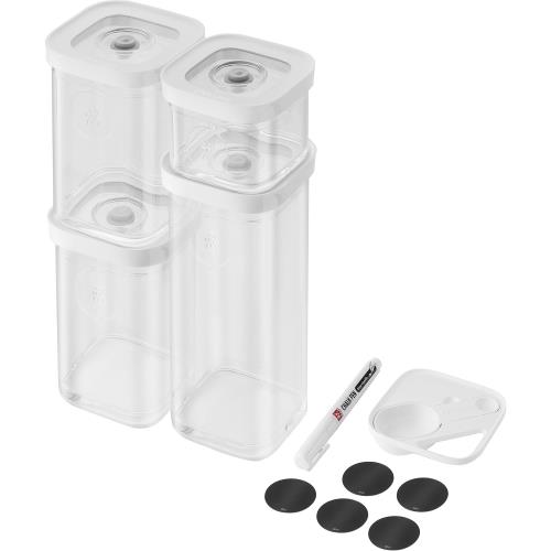 ZWILLING ツヴィリング 「 フレッシュ＆セーブ キューブ スターターセット S 6点セット 」 セット コンテナ 真空保存 密閉 保存 容器 キャニスター 収納 日本正規販売品Fresh Save CUBE Z1025-971