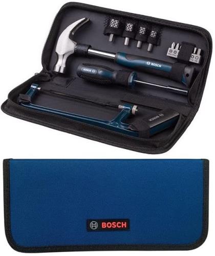BOSCH (ボッシュ) マルチツールセットドライバー ビットノコギリ ハンマー 15pcs セット 収納バッグ付き 2607017522 [並行輸入品]