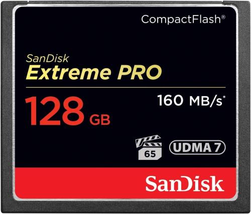 SanDisk Extreme PRO パウダーコンパクト閃光電球 128GB 160MB/s 1067倍速 SDCFXPS-128G-X46