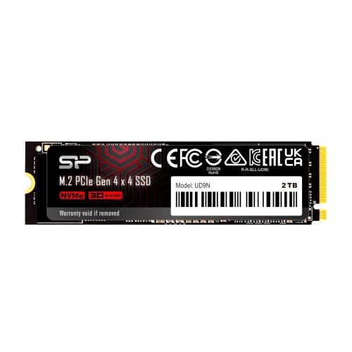 シリコンパワー SSD 2TB超高速 ゲーミングSSDRead 5,000MB/s Write 4,800MB/s 3D NAND M.2 2280 PCIe4.0×4 NVMe1.4 UD9Nシリーズ SJ02KGBP44UD9N05J5