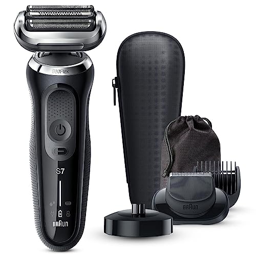 BRAUN メンズシェーバー シリーズ7 71-N4500CS-V(ブラック) 電動 3枚刃 ノワールブラック