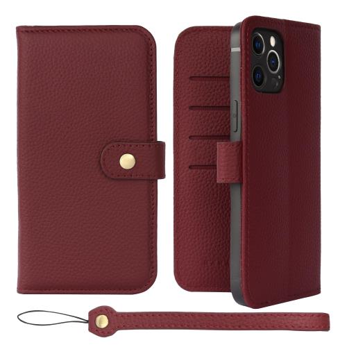 [HANATORA] iPhone12 12Pro ケース 手帳型 本革 シュリンクカーフレザー スマホケース スタンド機能 ベルトあり マグネットなし トープ H0-12Pro-Taupe ギフト 誕生日ギフト 女性 彼女 お母さん お父さん 人気商品 30代 40代 50代 60代 70代 8,137円