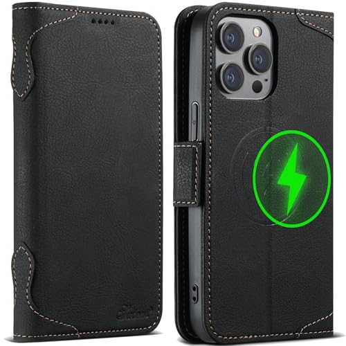 iphone15ProMax ケース 手帳型 本革 MagSafe スマホケース iPhone15シリーズ 手帳型 ケース MagSafe 取り外し可能 本革 カバー 全