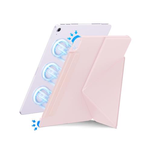 2025年新登場・エッジ保護・磁気吸着式HEIGKOIK iPad mini7 ケース (A17 Pro、2024) / iPad mini 第7/6世代 ケース (8.3インチ、2024/2021) ペン収納 スタンド機能 横置き・縦置き対応 三角構造 超薄型・軽量 安定設計 折りたたみ式 角度調整可能 全面保護 耐衝撃 オートスリ