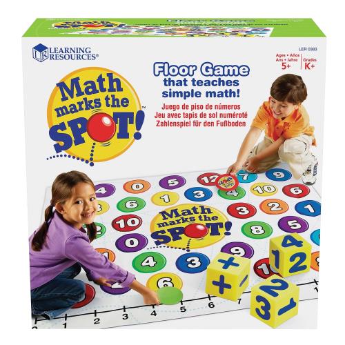 ラーニング リソーシーズ Math Marks the Spot(TM) Floor Game 算術つや消し競り合い LER 0383