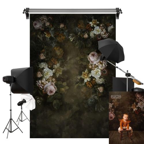 Kate 2x3m 背景布 花の背景 レトロ 抽象 写真撮影用 カメラ 背景 撮影 道具 カスタマイズ可能な背景