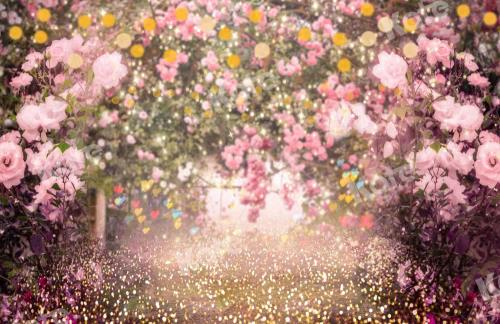 Kate 2.2X1.5mピンク桜撮影背景幻の花フォトスタジオの背景結婚式のスタジオの背景