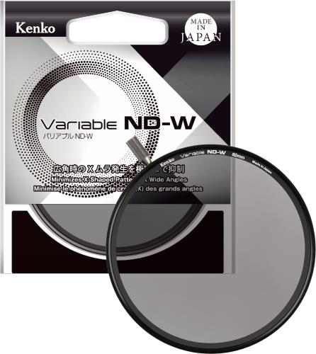 ケンコー(Kenko) 変数ND水漉し バリアブル ND-W 82粍 広角水晶体相応う Xムラなし(ND2.5～ND128) ニュートラルグレー 取りまわし生き肝付 向こう正面水漉し径77粍 日本製 382066 人並み外れた包み