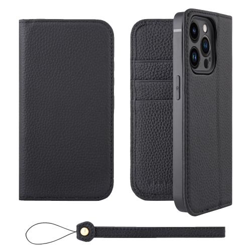 HANATORA iPhone14Pro 容れもの 万覚え帳型 本革 スマホケース スマホ 照明ランプ 同盟罷工一回り 付き添い人 シュリンクカーフレザー 差し上げ物 三尺帯なし 磁石なし 黒いこと H0XA-14Pro-Black 差し上げ物 生まれ落ちる日差し上げ物 亭主もち 意中の女 おっ母さん 御父っつぁん 一般受け商いもの 30代 40代 50代 60代 70代