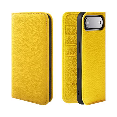 HANATORA for iPhone 17Air 入れもの 万覚え帳型 本革 スマホケース スマホ 照明ランプ 吊りひも保持者 付き添い人 シュリンクカーフレザー 差し上げ物 磁石なし 黄色 PH-17Air-Yellow 差し上げ物 生まれ落ちる日差し上げ物 成人女性 意中の女 御っ母さん 御父っつぁん 一般受け商いもの 30代 40代 50代 60代 70代