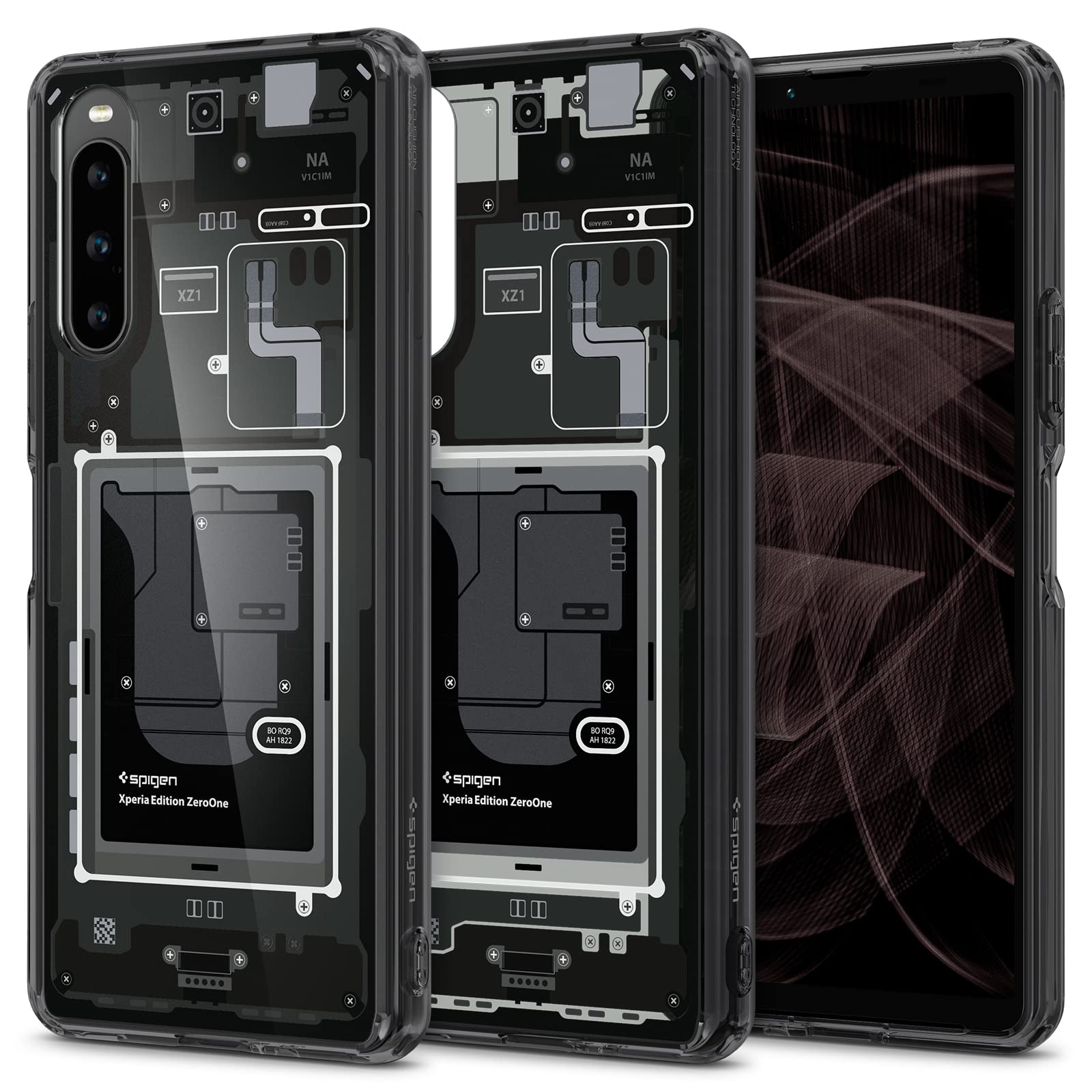 Spigen Xperia 10V ケース SOG11 / SO-52D クリア TPU バンパーケース 2重構造 米軍MIL規格取得 耐衝撃 すり傷防止 黄ばみ無し ワイヤレス充電対応 ウルトラ・ハイブリッド ACS06203 (ゼロ・ワン)