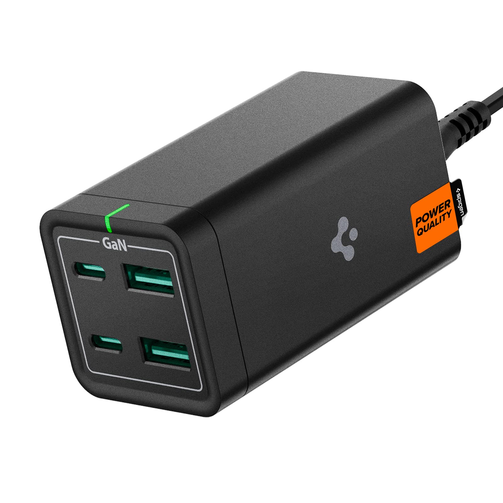 楽天市場】Spigen 最大100W 合計120W 4ポート PD 充電器 PSE技術