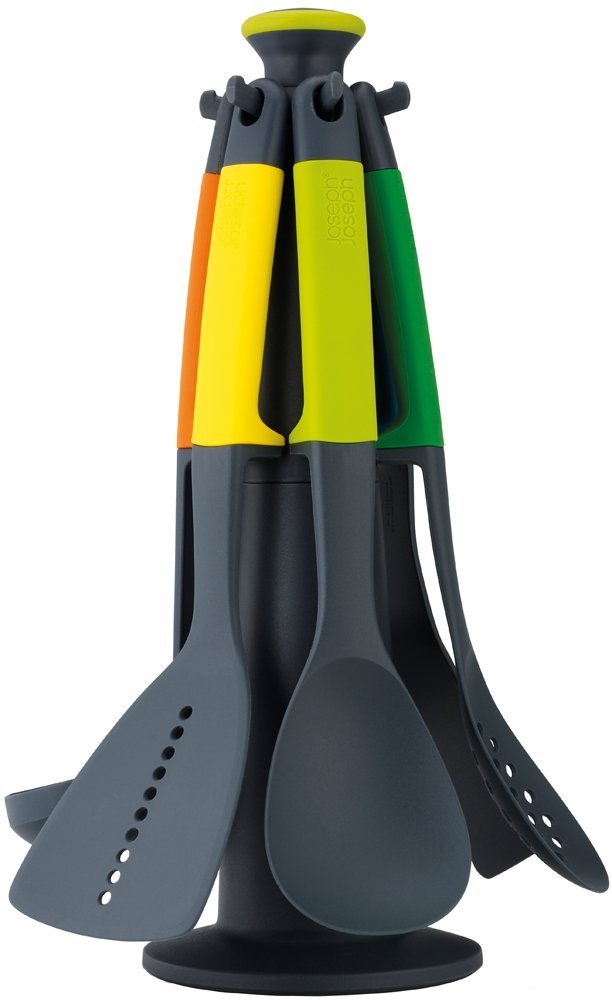 Joseph Joseph (ジョセフジョセフ) フライ返し ターナー トング エレベート カルーセルセット キッチンツール セット マルチカラー 正規品 10118