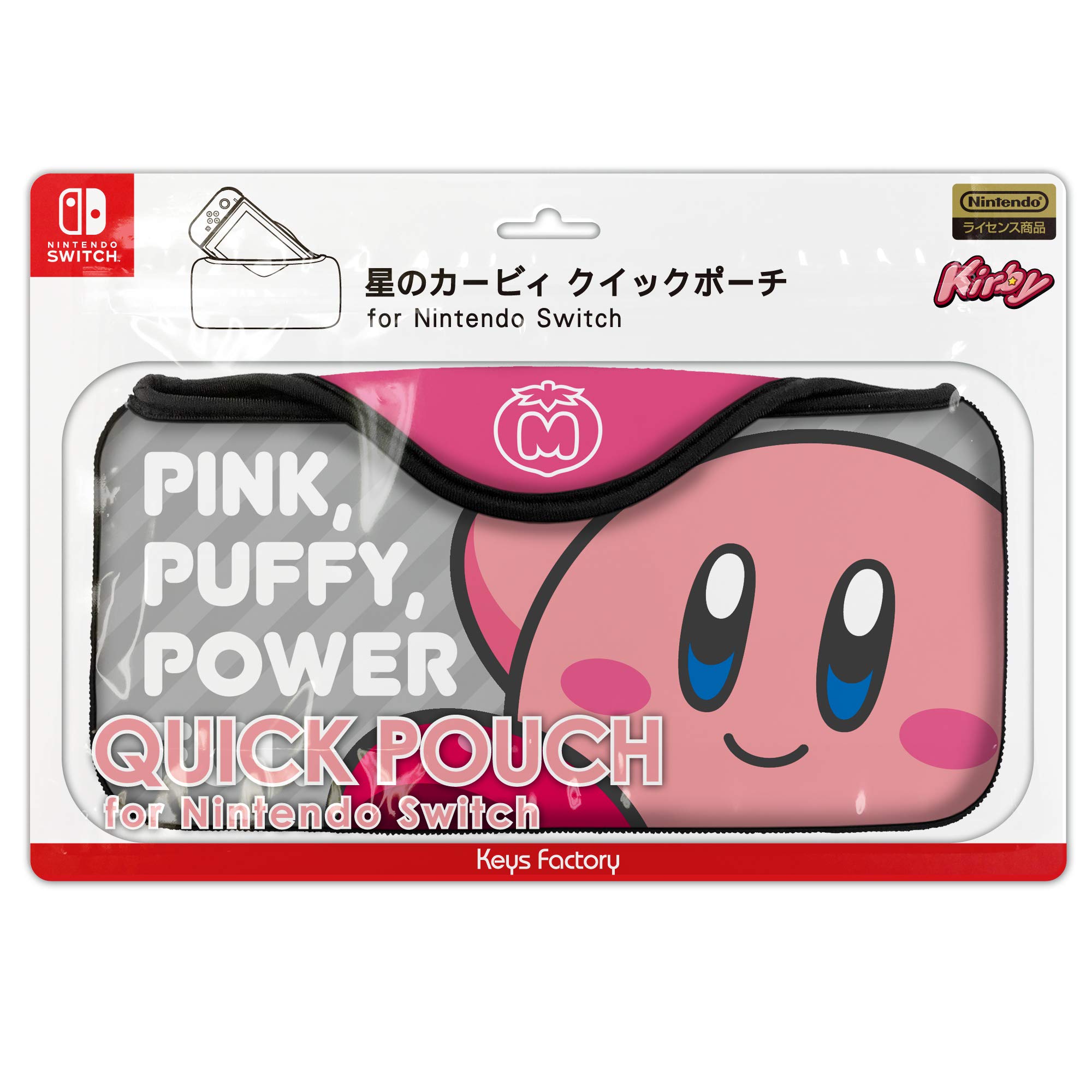 星のカービィ クイックポーチ for Nintendo Switch (カービィ)画像