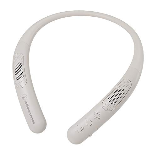 オーディオテクニカ AT-NSP300BT ワイヤレスネックスピーカー Bluetooth5.0/本体約75ｇ軽量設計/連続再生約13時間/microSDメモリーカード対応