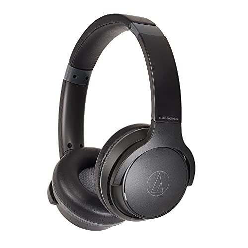 オーディオテクニカ ATH-S220BT BK ワイヤレスヘッドホン bluetooth 最大60時間再生 急速充電 低遅延モード マルチポイント対応 薄型 国内正規品 ATH-S220BT BK ブラック