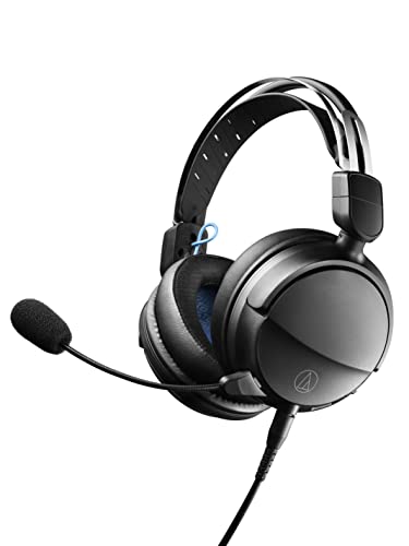 オーディオテクニカ ATH-GL3 BK ゲーミングヘッドセット/密閉型/PC/PS4/PS5/Switch/Xbox One/取り外しマイク / 3.5mmステレオ4 極ミニプラグ/