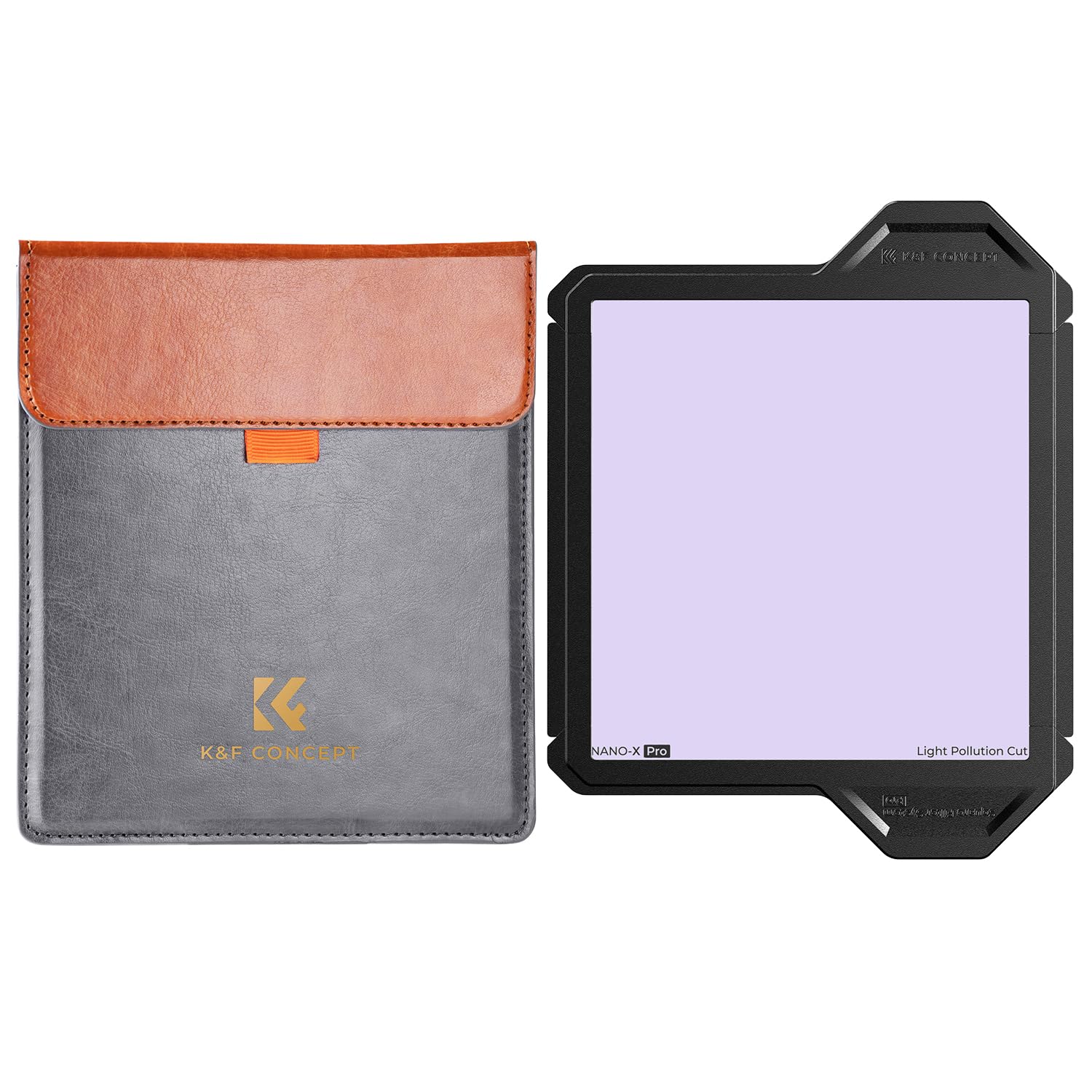 新型 KF Concept 角型光害とり捨てるろ波器 日本製AGC光学瑠璃 36層ナノ上塗り 撥水 防汚 傷付き添い人押しとどめる 防御すること入れもの付き添い人 落っこちる押しとどめる100*100*2粍（X-Pro取り合わせ）製造業者直営店