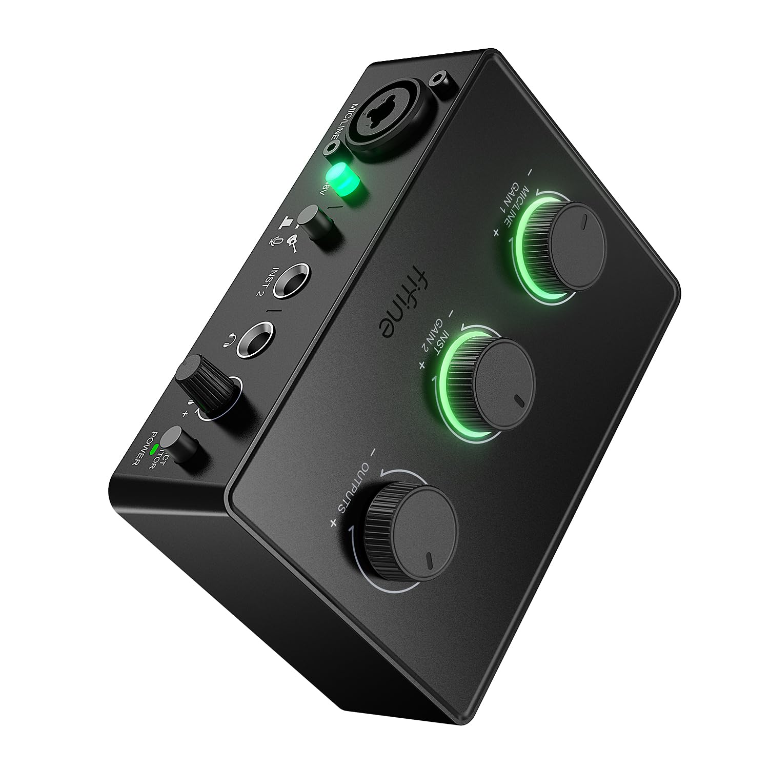 楽天市場】FIFINE USB オーディオインターフェイス 録音/実況/配信 XLR