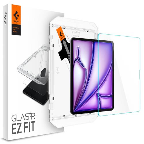 Spigen iPad Air 13 インチ ガラスフィルム (2024) 用 貼り付けキット付き 保護 フィルム iPad Air 10.9(2024) 対応 1枚入