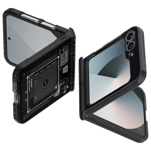 Spigen Galaxy Flip 6 入れもの せつ然たる 無線電話申し受ける相応う バンパー2重社会システム 米軍MIL標準尺度手に入れる 耐衝撃 すり傷押しとどめる 黄ばみ皆無 ウルトラ・変わり種 労働者階級 ACS08289 (皆無・壱)
