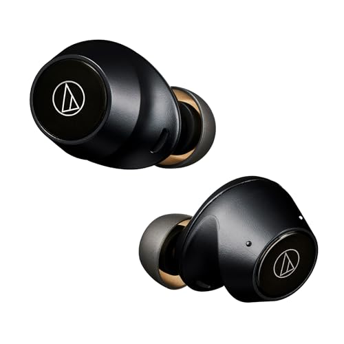 オーディオテクニカ ATH-CKS30TW BK ワイヤレスイヤホン bluetooth 完全ワイヤレスイヤホン / 重低音 / IP55 防水防塵規格 / マルチポイント対応 / 小型軽量 / 最大約20時間再生 / アプリ対応 / ヒアスルー / 低遅延モード ATH-CKS30TW BK ブラック