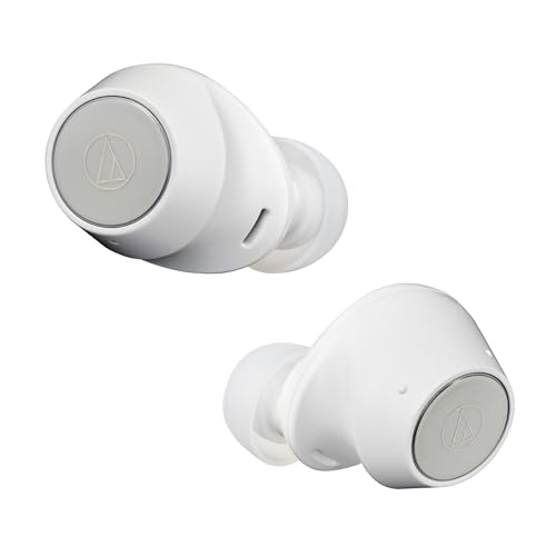 オーディオテクニカ ATH-CKS30TW WH ワイヤレスイヤホン bluetooth 完全ワイヤレスイヤホン / 重低音 / IP55 防水防塵規格 / マルチポイント対応 / 小型軽量 / 最大約20時間再生 / アプリ対応 / ヒアスルー / 低遅延モード ATH-CKS30TW WH ホワイト